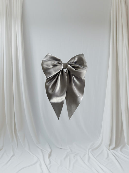 Satin Bow Clip