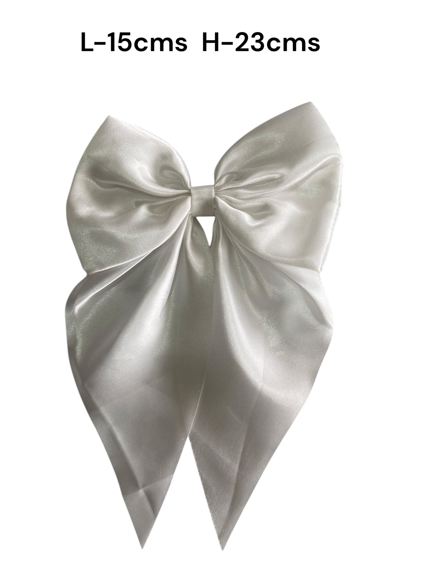 Satin Bow Clip