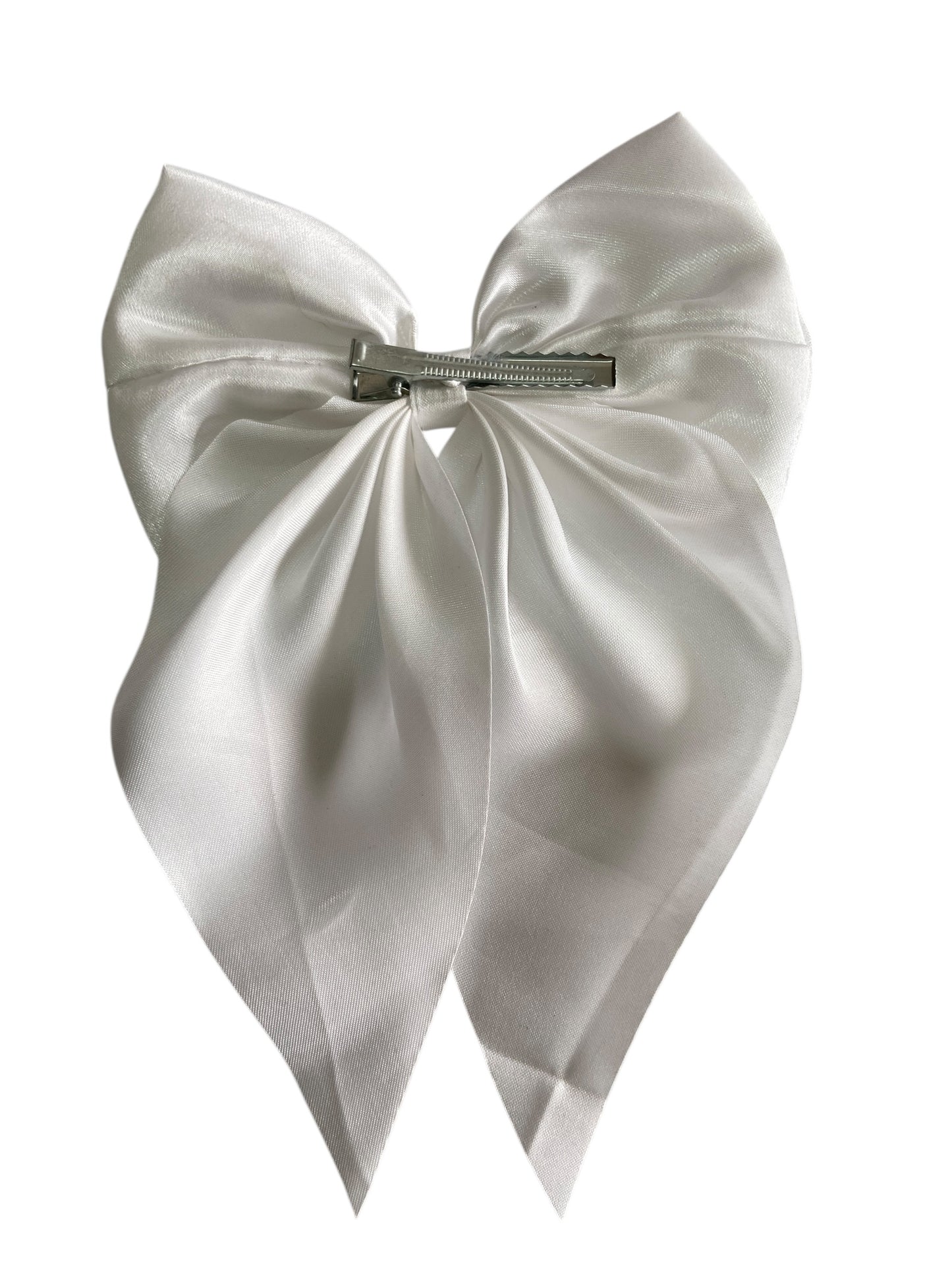 Satin Bow Clip