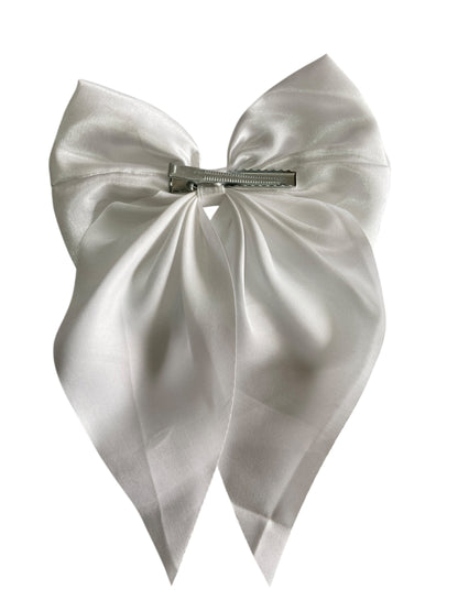 Satin Bow Clip