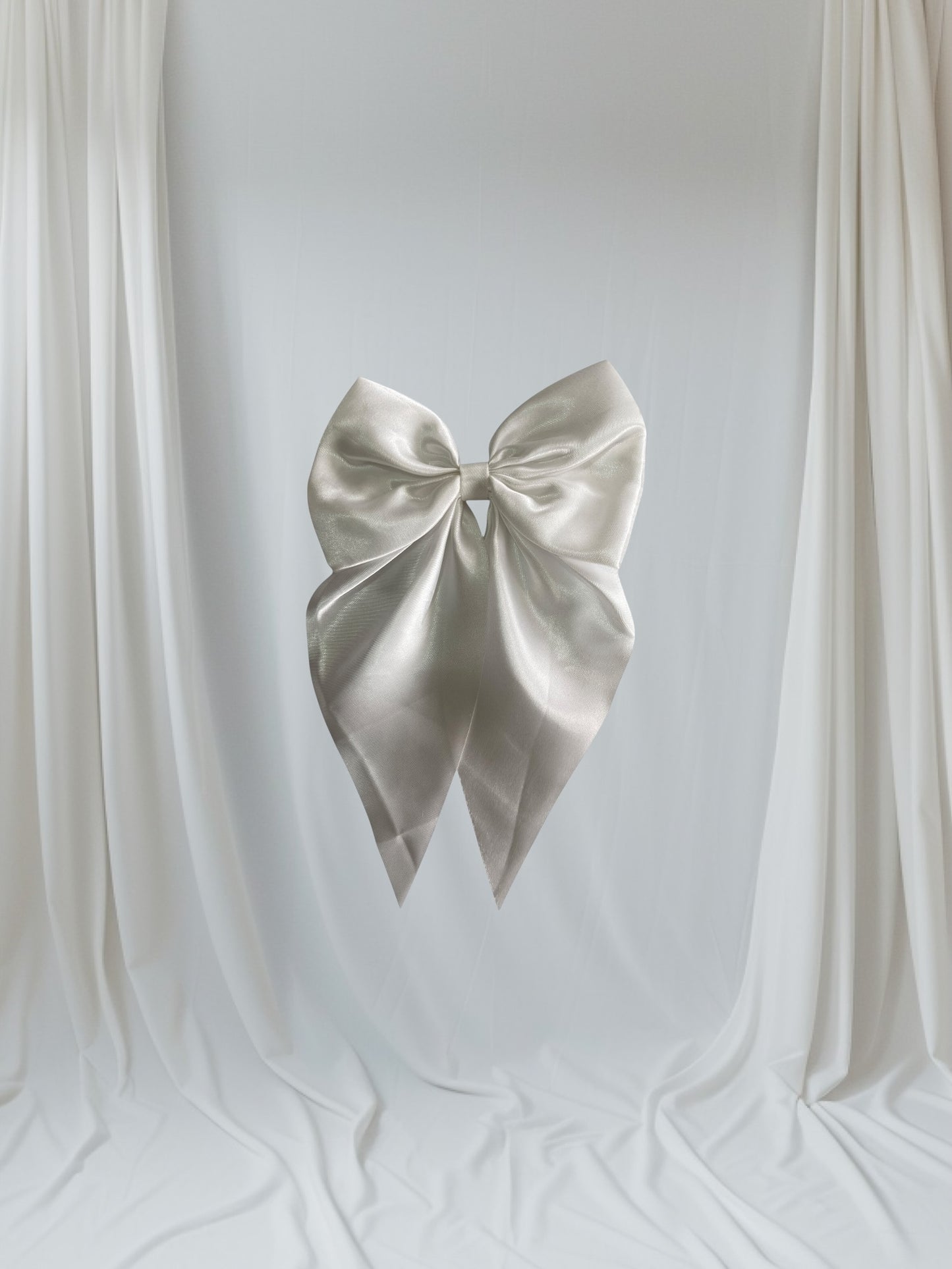Satin Bow Clip