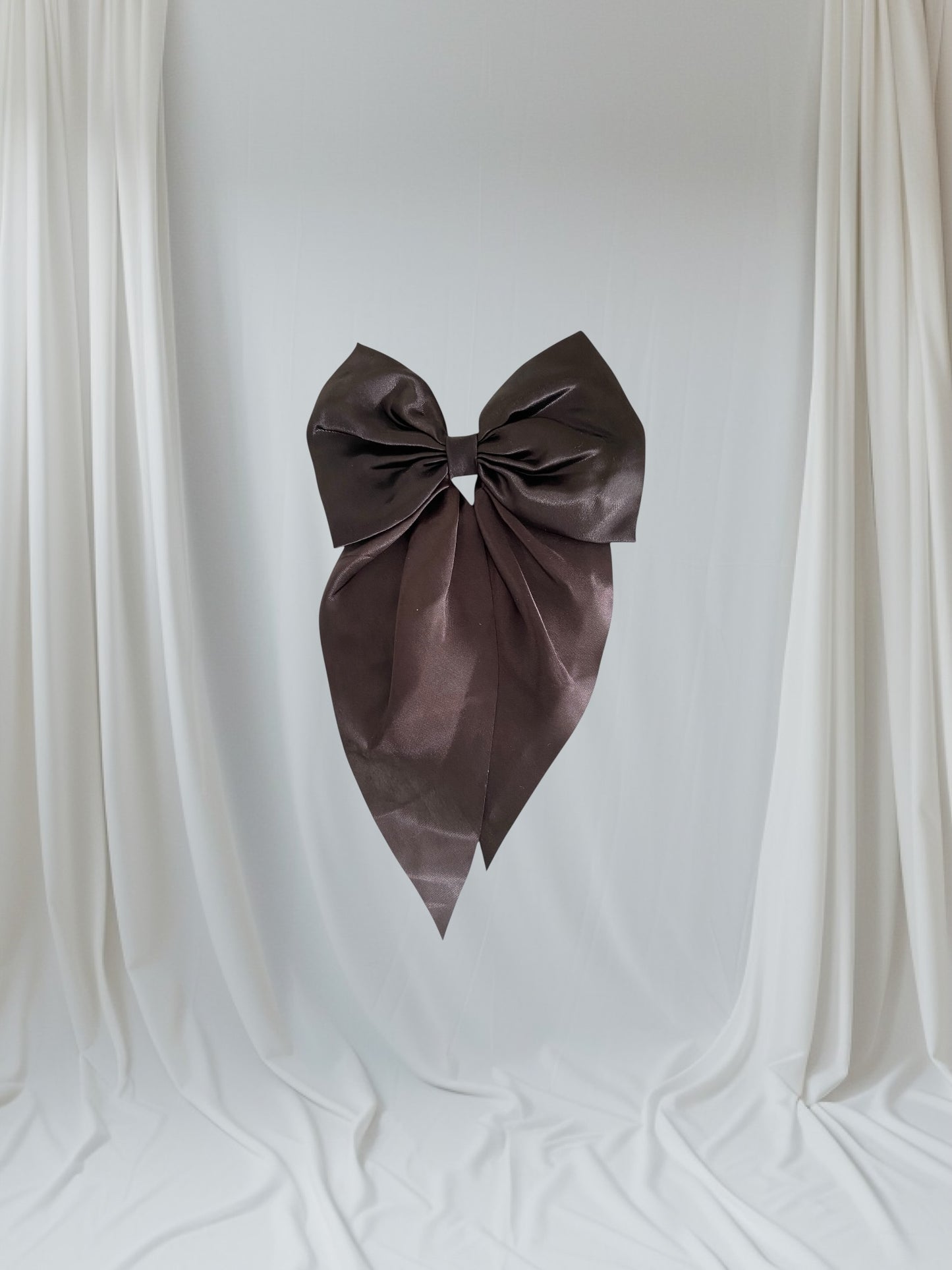 Satin Bow Clip