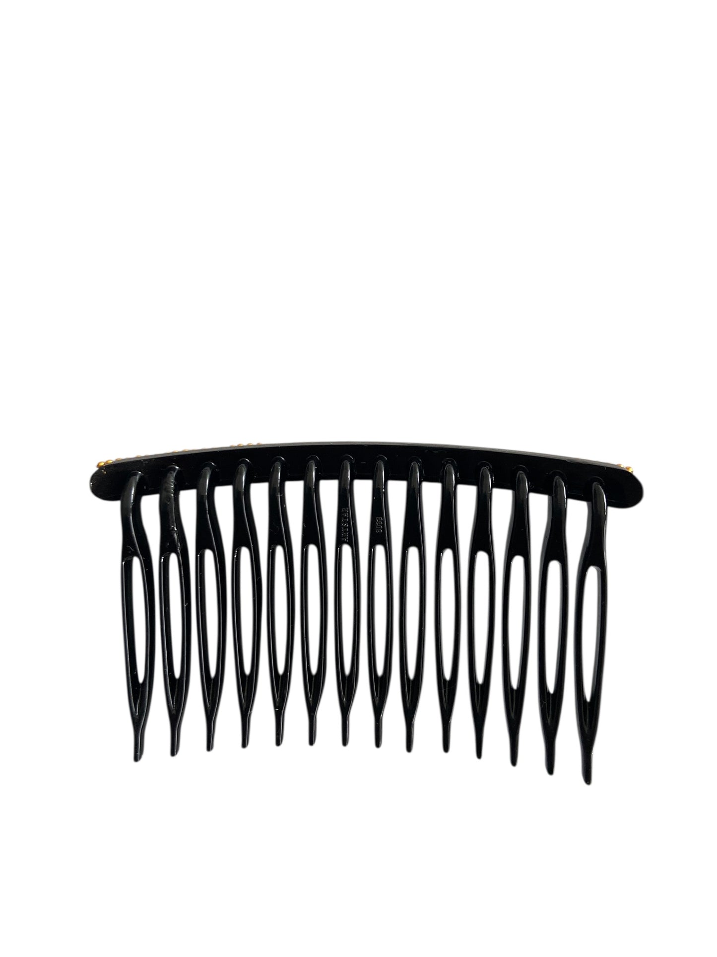 Side comb with crystals