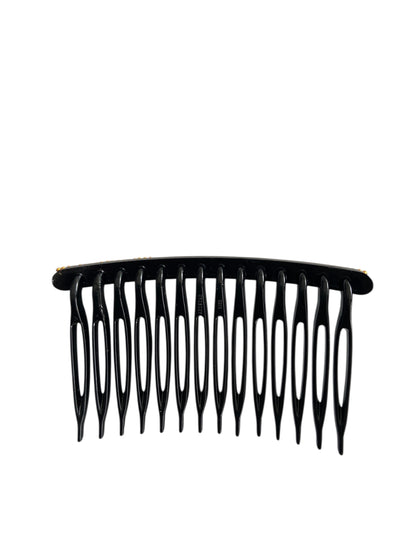 Side comb with crystals