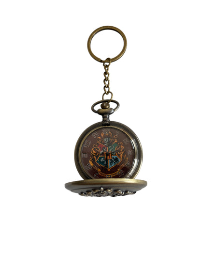 Wizard Crest Vintage Watch Keychain