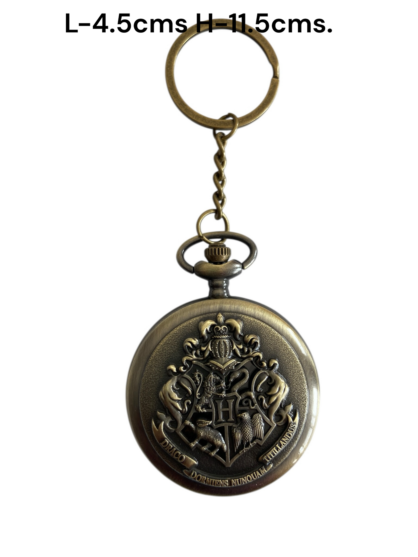 Wizard Crest Vintage Watch Keychain