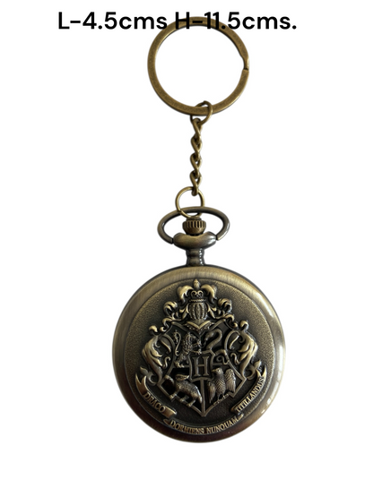 Wizard Crest Vintage Watch Keychain