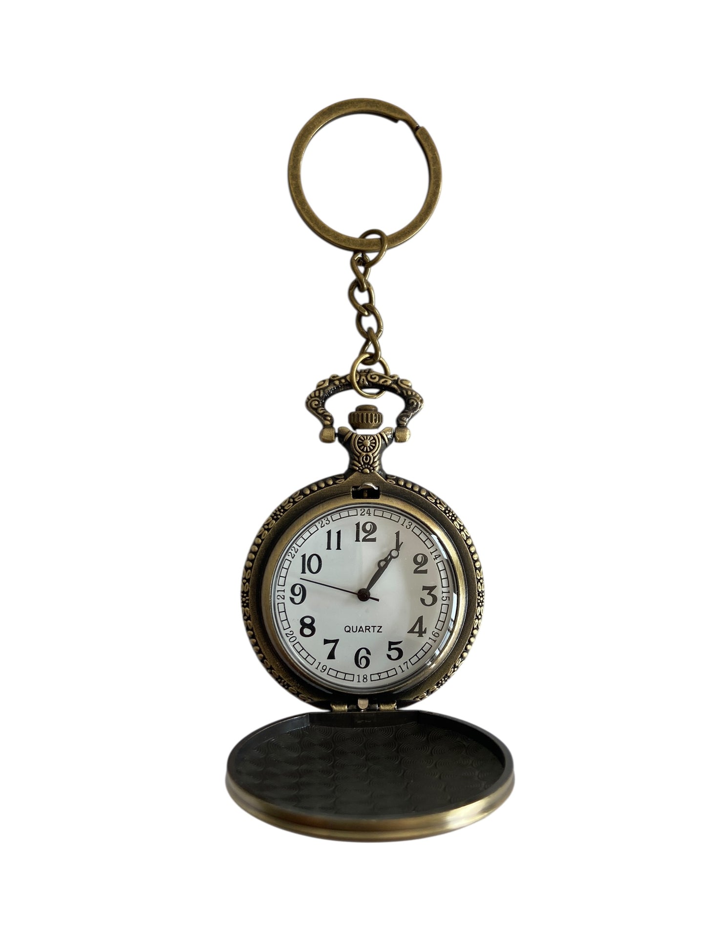 The Greatest Dad Vintage Pocket Watch Keychain.