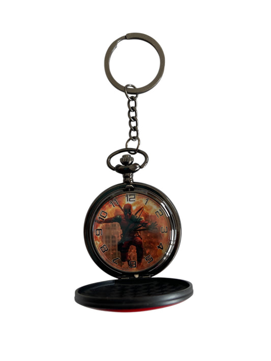 Timeless Turtle Pocket Watch Keychain.