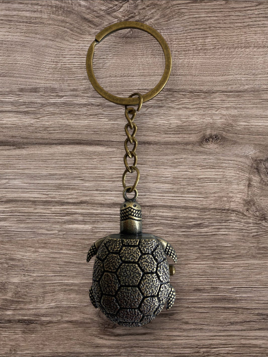 Mystic Winged Pocket Watch Keychain.