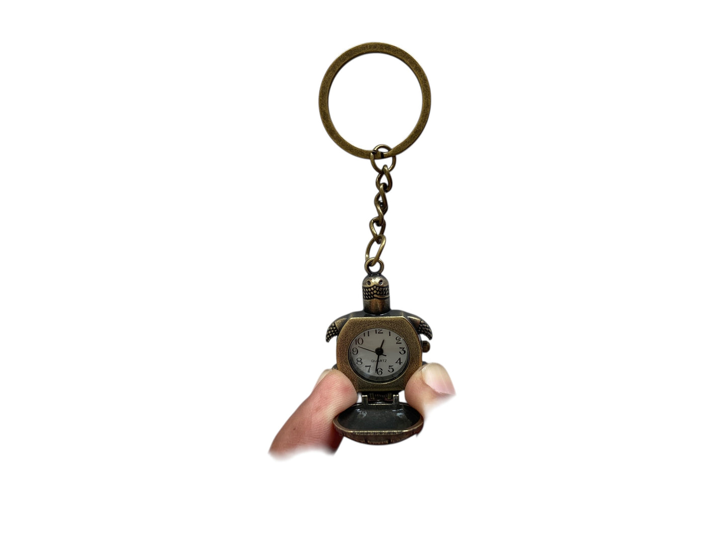 Mystic Winged Pocket Watch Keychain.