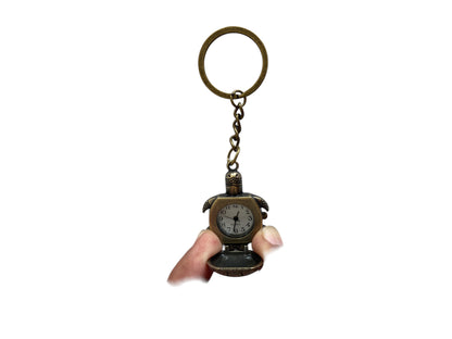 Mystic Winged Pocket Watch Keychain.