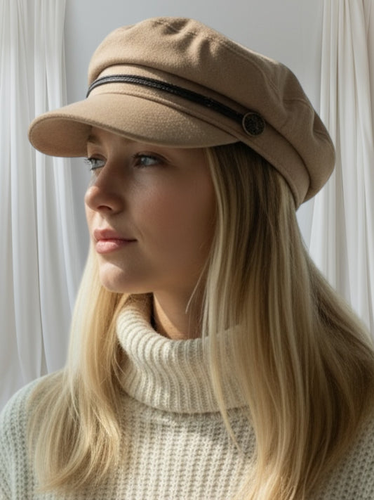 Light Brown Fiddler Cap