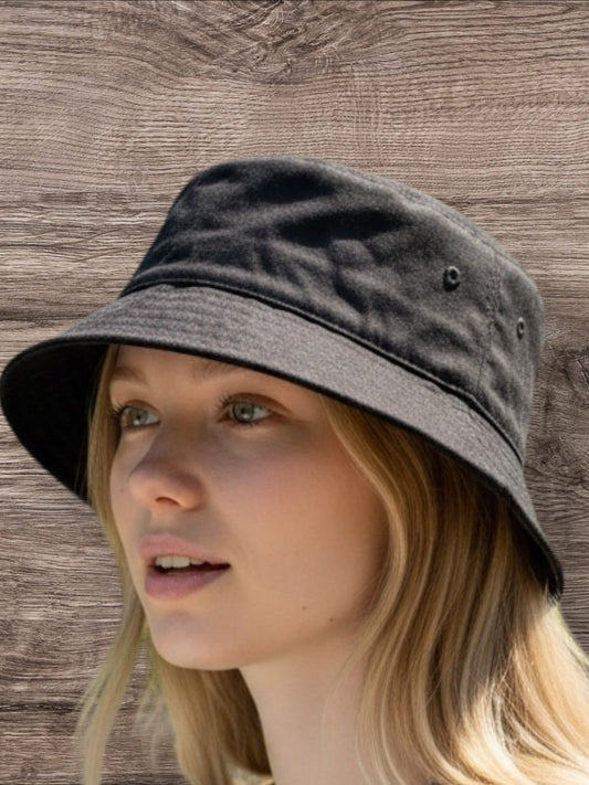 Black Bucket Hat
