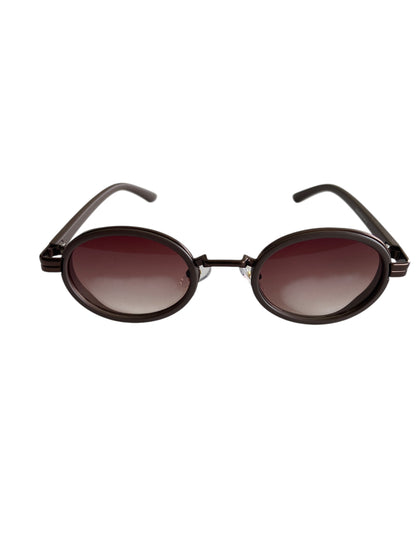 Classic Oval Metal Frame Sunglasses
