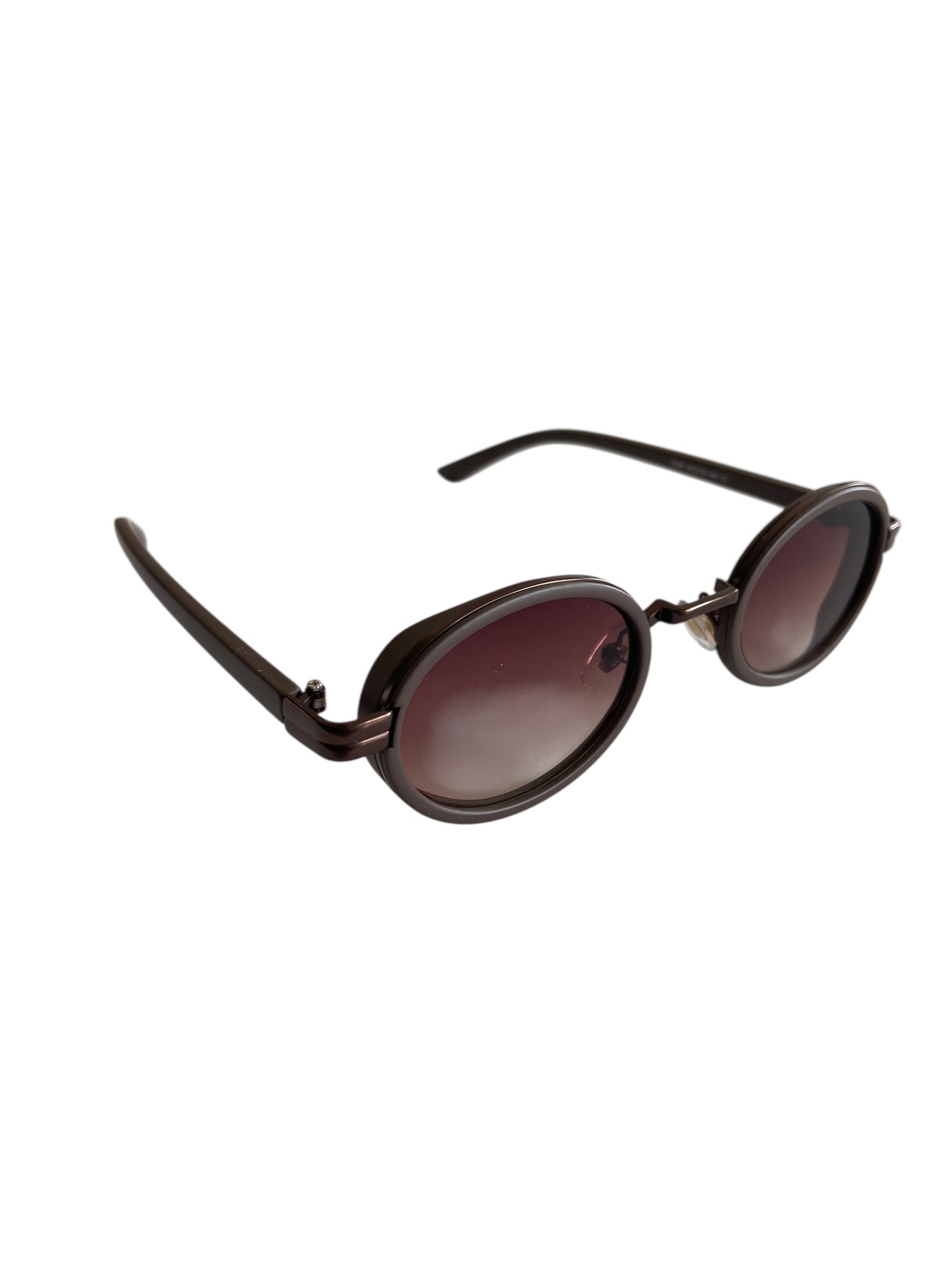Classic Oval Metal Frame Sunglasses