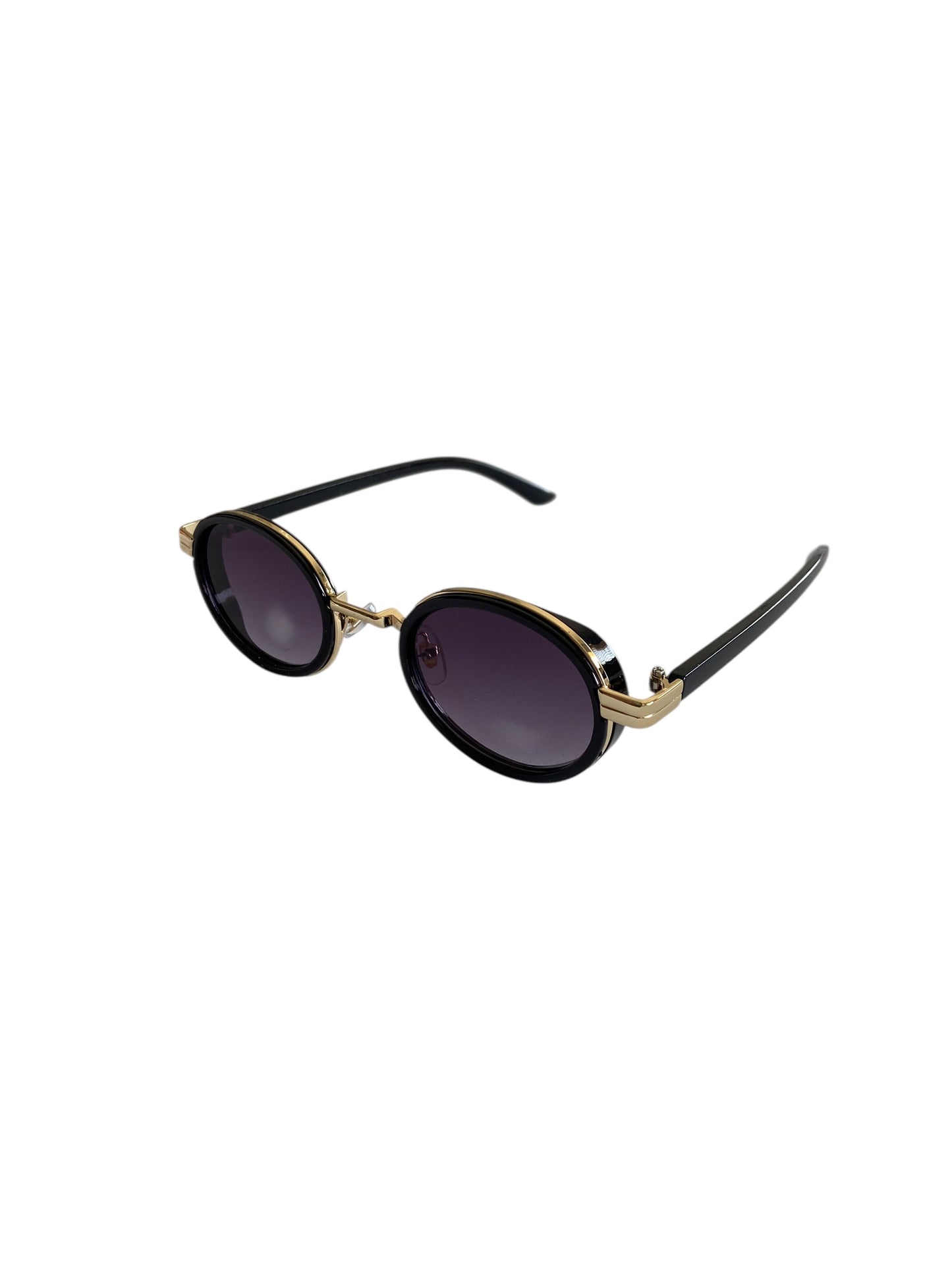 Classic Oval Metal Frame Sunglasses
