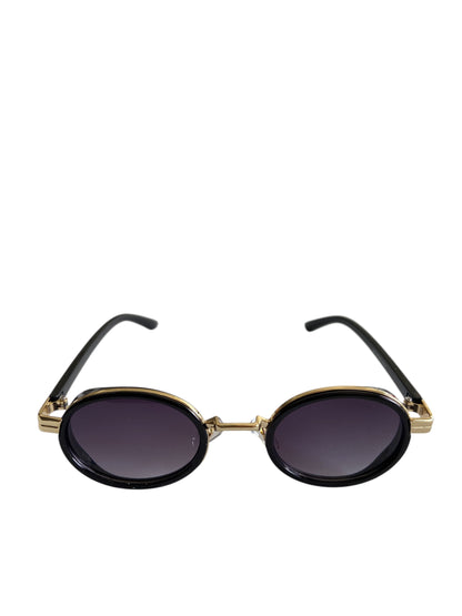 Classic Oval Metal Frame Sunglasses