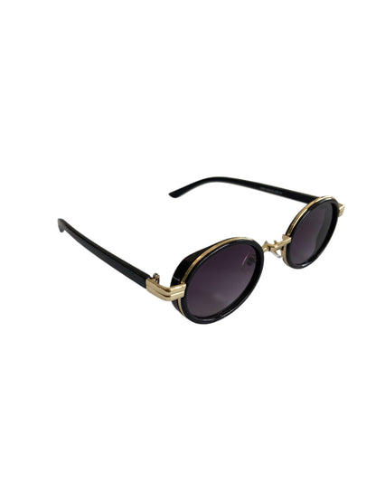 Classic Oval Metal Frame Sunglasses