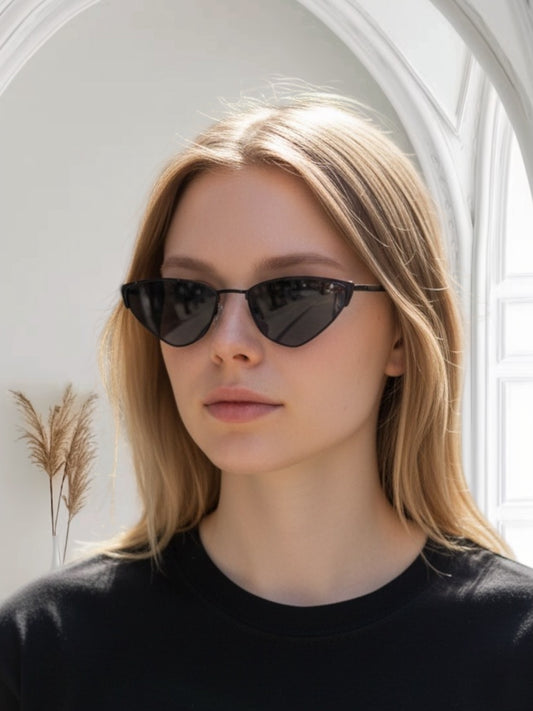 Abstractangle Metal Frame Sunglasses