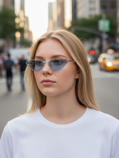 Triangle Metal Frame Sunglasses