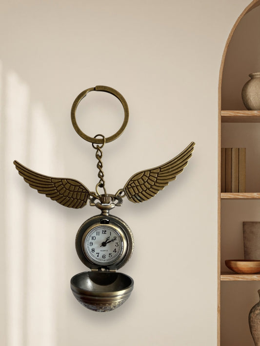 Platform 9 3/4 Vintage Pocket Watch Keychain