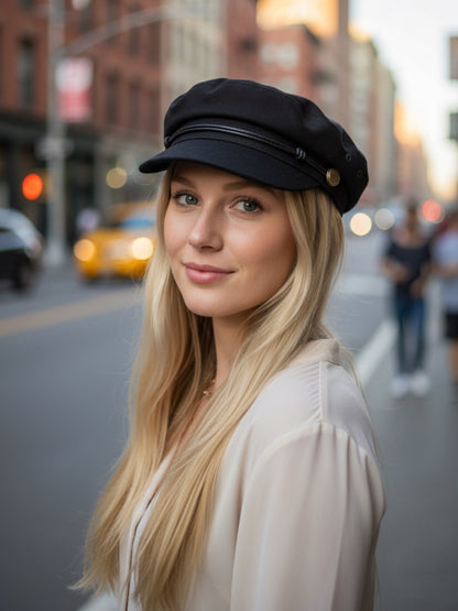 Black Fiddler Cap