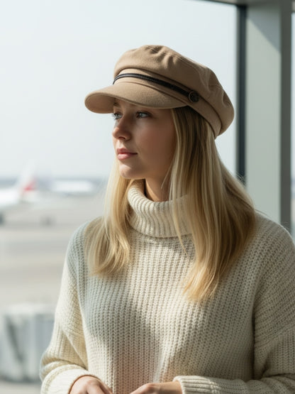 Light Brown Fiddler Cap