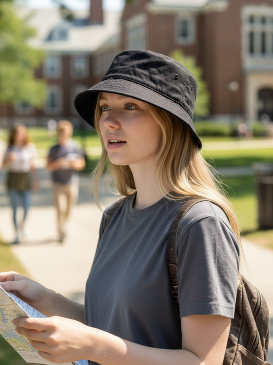 Black Bucket Hat